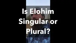 Is Elohim Singular or Plural?