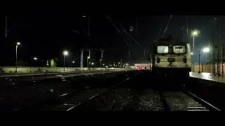 12068-Guwahati Jan Shatabdi Express overtaking Avadh Assam Express at Jagiroad station
