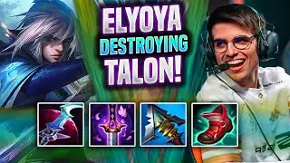ELYOYA DESTROYING WITH TALON! - MAD Elyoya Plays Talon JUNGLE vs Gragas! | Patch 11.22