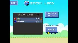 Flappy Golf Time Mode - Sticky Land Hole 4 (3.37 secs)