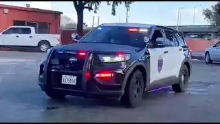 San Mateo police *Brand New 2020 Slicktop* responding code 3 *URGENTLY*
