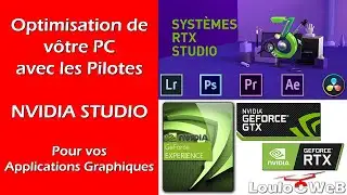 Optimisation de v&ocirc;tre PC avec les Pilotes NVIDIA STUDIO - DAVINCI RESOLVE - PREMIERE - AFTER EFFECTS