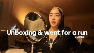 ep.12 | Unboxing basic essentials📦& went for a run 🏃🏻&zwj;♀️ 