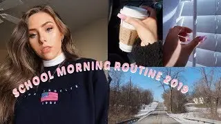 School Morning Routine (vlog style) | Winter 2019