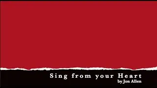 Sing From Your Heart (Vocal with Lyrics)