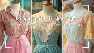Vintage Charm, Modern Style: Grandmacore Pastel Outfit Hacks for Spring Fashion 2025