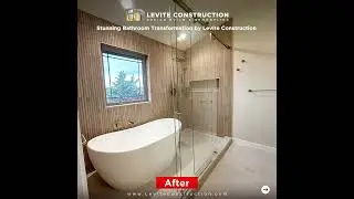 🚿✨ Beautiful Primary Bathroom Remodel by Levite Construction ✨🚿