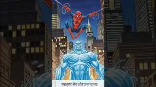 स्पायडर&ndash;मॅन और जलदानव #स्पाइडरमैन#SpiderManHindi​#हाइड्रोमैन​#HydroMan#सुपरहीरोकहानी​#SuperHeroStory