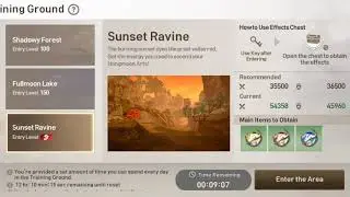 Blade and Soul Revolution Training Grounds Sunset Ravine Secret Spot