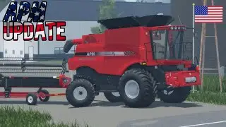 Обзор обновления APM! (Новый комбайн CaseIH и многое другое) | Roblox American Plains Mudding