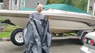 Vinpatio Boat Cover for V-Hull, Fishing Boat, Bass Boat