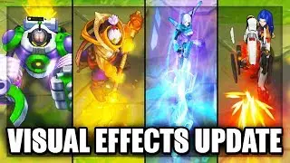 All New VFX Update - All Skins Ashe, Jax, Blitzcrank, Caitlyn - League of Legends