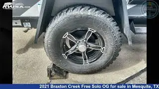 Stunning 2021 Braxton Creek Free Solo Travel Trailer RV For Sale in Mesquite, TX | RVUSA.com