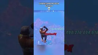 CHAINSAW LAUNCH TECH GLITCH in Fortnite Season 4😳 (Chapter 6) #fortnite #foryou #shortsfeed #fy