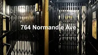 Neat Old Llewellyn Gated Traction Elevator - 764 Normandie Ave - Los Angeles, CA