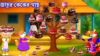 জাদুর কেকের গাছ | Fox cartoon | Bangla cartoon | Rupkothar golpo | Shiyaler cartoon | 
