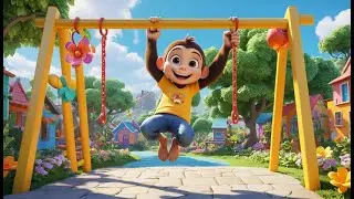 Slide Swing Share &ndash; Playground Adventures | Popular Nursery Rhyme | Educational Kids Songs