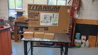 Titanium Welding table Assembly and Review 