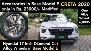 Modified Creta Base Model E with all Basic Accessories only in Rs. 23000/- | 17 Inch Alloy Wheels