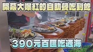 開幕後就訂不到位的自助餐吃到飽！地上走的水裡游的都讓你盡情吃｜獨食｜南台灣餐廳｜大高雄美食｜單人友善｜鐵板牛排｜我家牛排｜情懷品牌｜現做料理｜CP值｜大食量｜連鎖餐旅｜大胃王吃播｜먹방｜探店