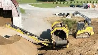 Screen Machine 612T Trommel Screening Topsoil