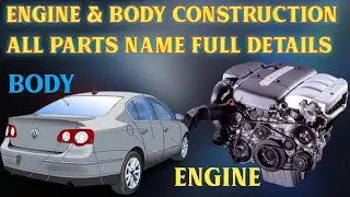A to Z Engine Components Parts Name Full Details Explained #automobile #construction #car