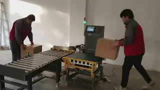 checkweigher with reject system