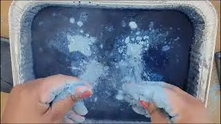 Metallic Blue water Crush