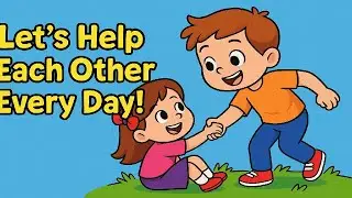 Let&rsquo;s Help Each Other Every Day | Nursery kids song