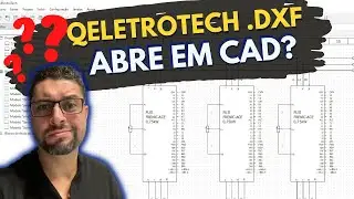 Comandos elétricos no Qeletrotech em  dxf para Auto Cad