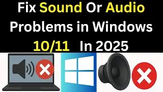 How To Fix Sound Or Audio Problems in Windows 10|Windows sound Problem| Windows 10 Sound Not Working