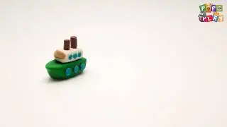 PlayDoh Ship- Learn to make Titanic inspire PlayDoh A Colorful Big ship Learn Colors