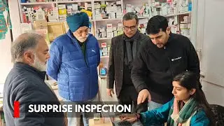 Assistant Controller Drugs Conducts Surprise Inspection of Chemist Shops in Ramban