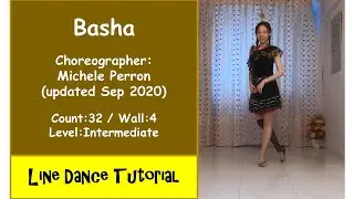 (Line Dance Tutorial) Basha - Michele Perron