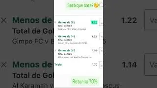 Vivendo de Under 3.5FT. #apostasesportivas  #traderesportivo #investimentos #bilhetepronto