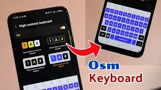 Samsung Phones High Contrast Theme Keyboard Features | Samsung Android devices Hidden Features