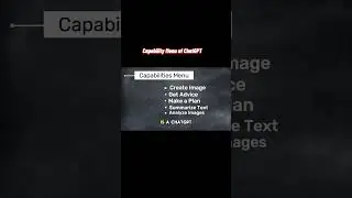 Capability Menu in ChatGPT | AI Features Explained in 60 Seconds
