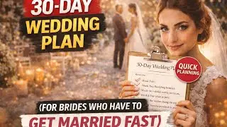 How To Plan  A Small Intimate Wedding in 1 or 2 months  On a A Small Budget Under $10,000