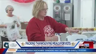 VFW Post 2952 Auxiliary in Springdale packs Thanksgiving meals for veterans