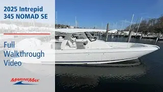Just in! 2025 Intrepid 345 NOMAD SE Boat For Sale at MarineMax Huntington, NY