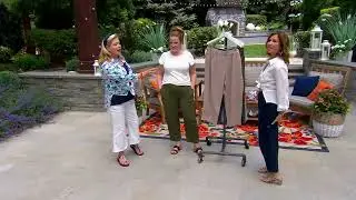 Susan Graver Pure Easy Linen Utility Style Crop Pant on QVC