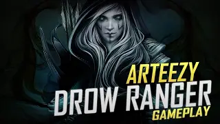 Arteezy playing Drow Ranger (Gameplay)
