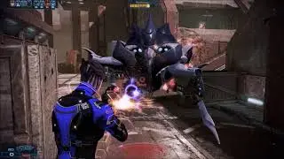 Mass Effect 3 Multiplayer Gold Solo - Asari Valkyrie vs Collectors on Giant