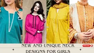 New And Unique Neck Designing Ideas for Lawn suits |With LUNA STUDIO