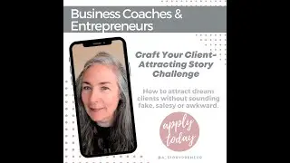 Registration is open: Craft Your Client-Attracting Story | The Magnetic Messaging Method