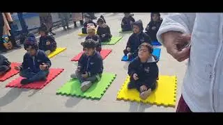 Yoga Day at Euro kids international school My first school.