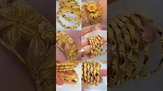 Gold Bangles designs #gold #goldjewellery #goldbangles2025 #bangles #shorts