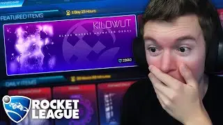 NEW *BLACK MARKET DECAL* IN THE ROCKET LEAGUE ITEM SHOP!