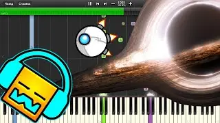 Geometry Dash - Sparkler (TON 618 Song) - Piano Tutorial / Cover - Djjaner