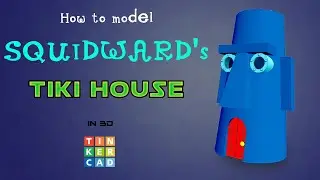 How to model Squidwards Tiki head house